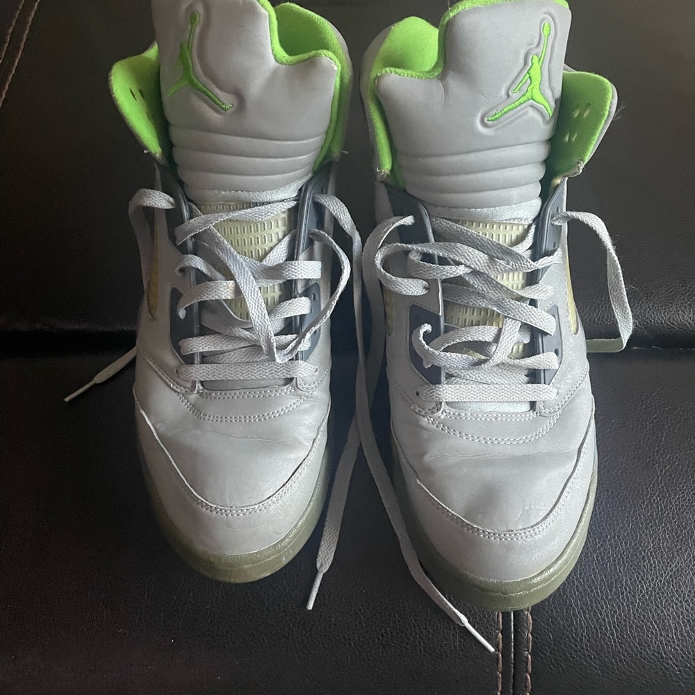 Air Jordan V Retro “Green Bean” Flint Grey